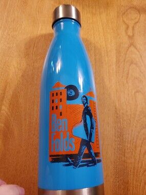 Ben Folds Rare Solo Concert Tour Promo Stainless Steel Blue Water Bottle Merch
